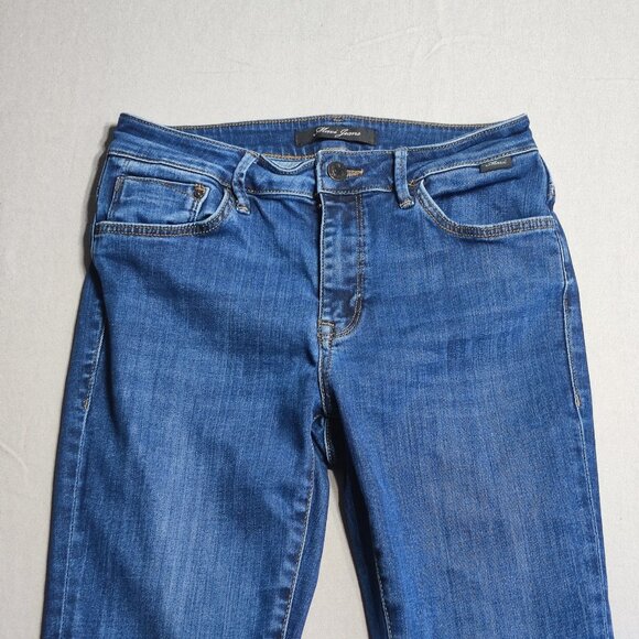 Mavi Jeans classic style ankle women's size 28/29 denim blue, stretch - Picture 2 of 13